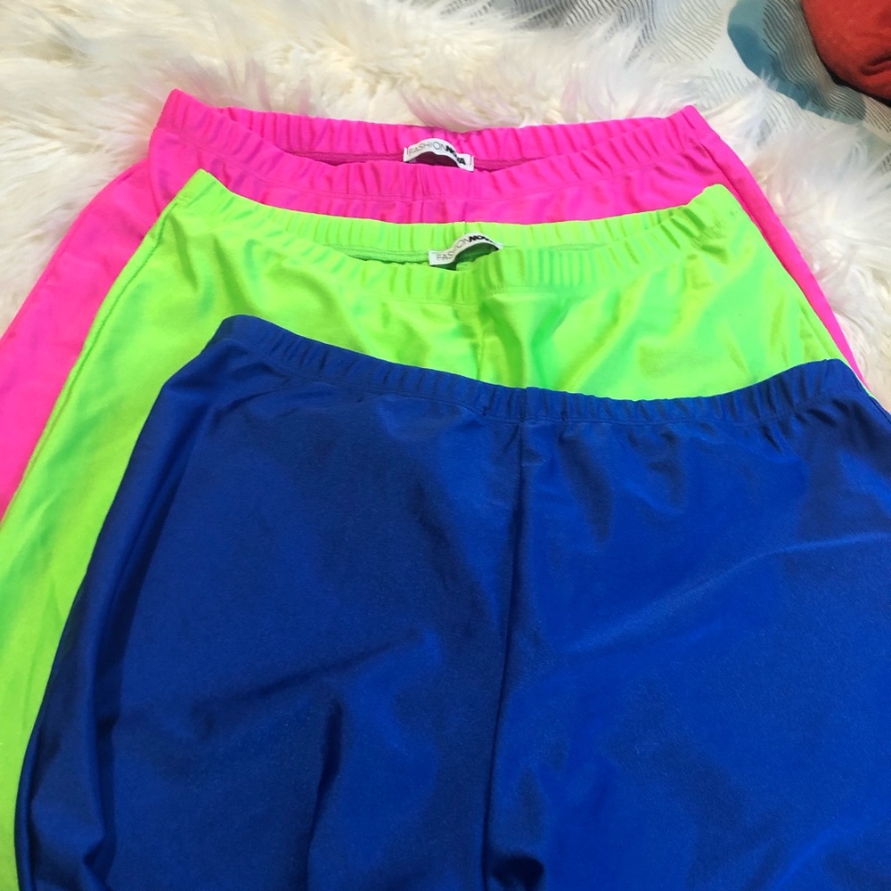 Neon Biker shorts